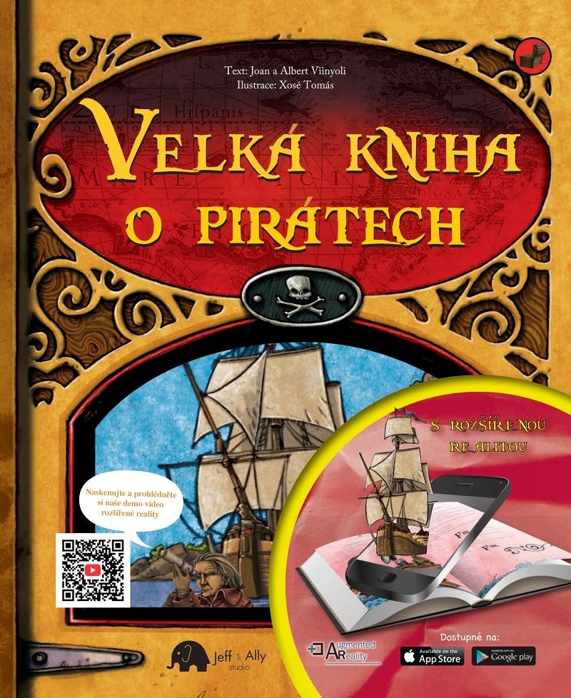 Velká kniha o pirátech s rozšířenou realitou - Joan Vinyoli
