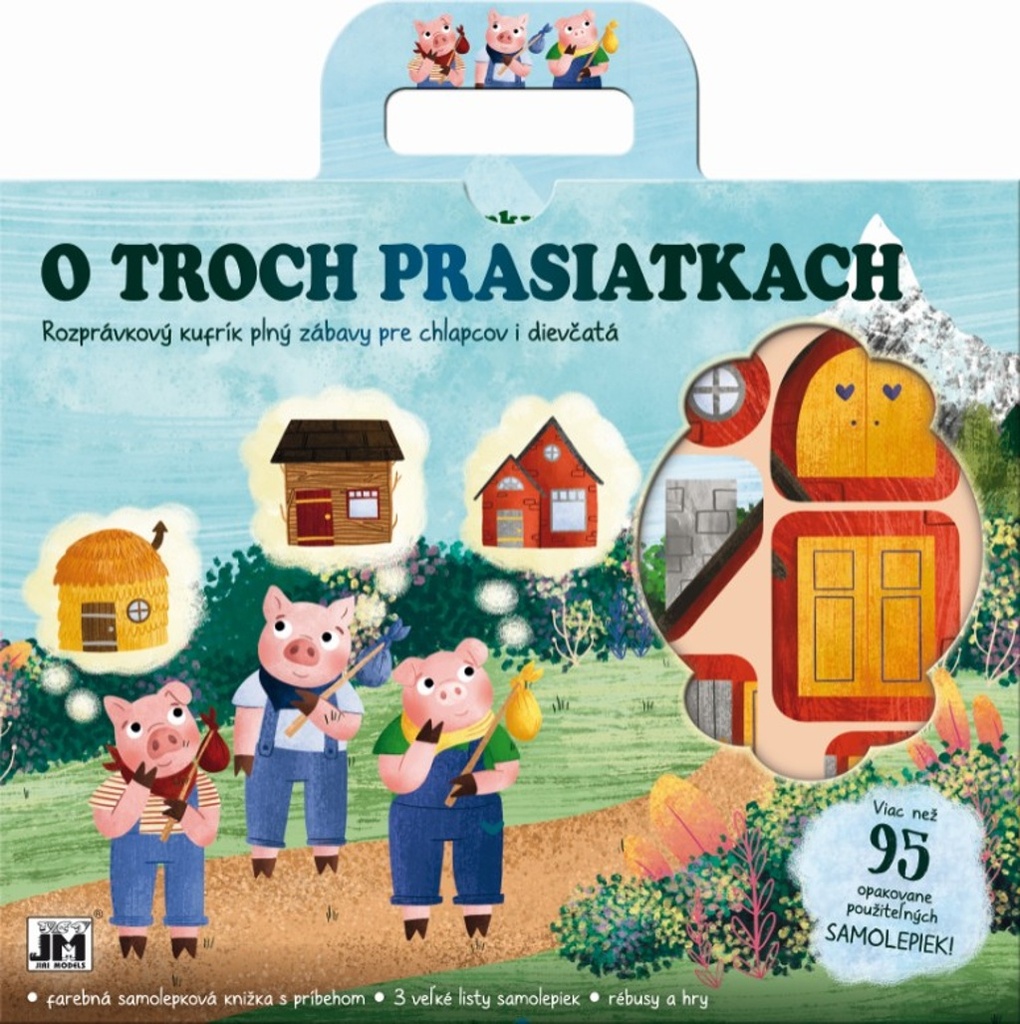 O troch prasiatkach - zábavný kufrík