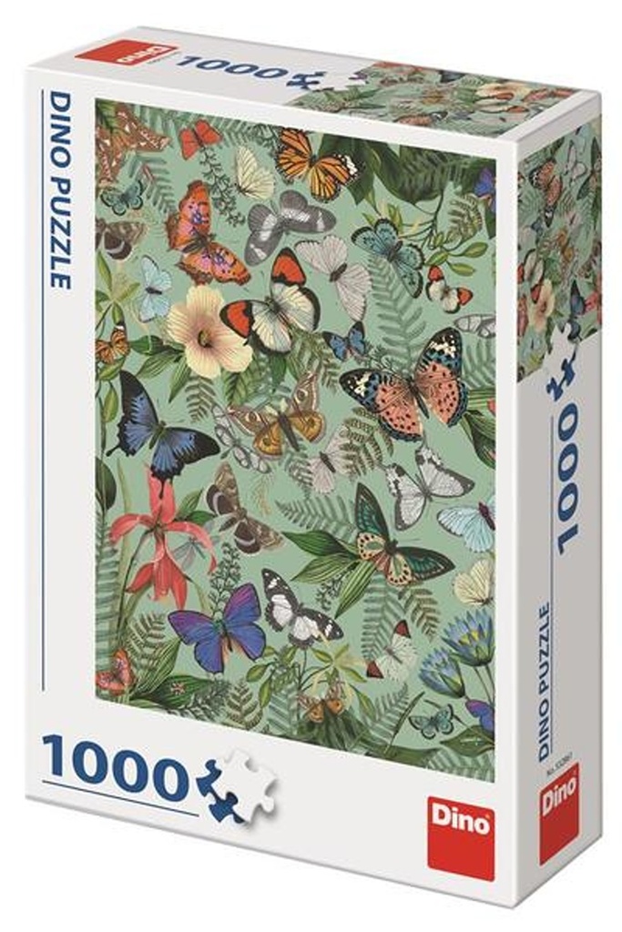 Puzzle 1000 Motýlí louka