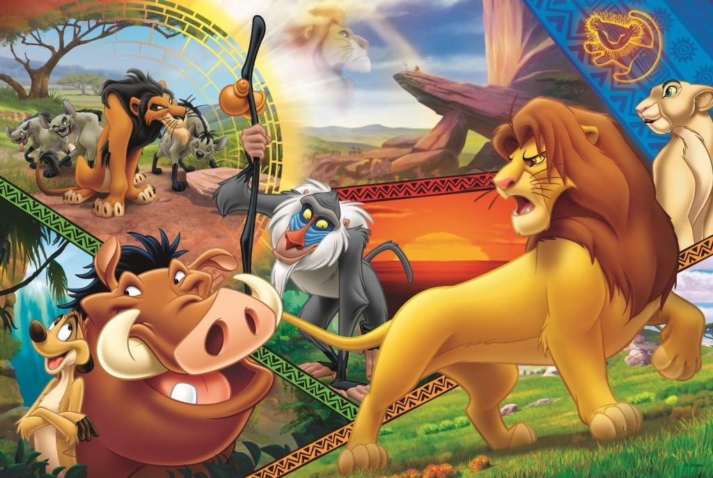 Puzzle Lví král Simbovo dobrodružství