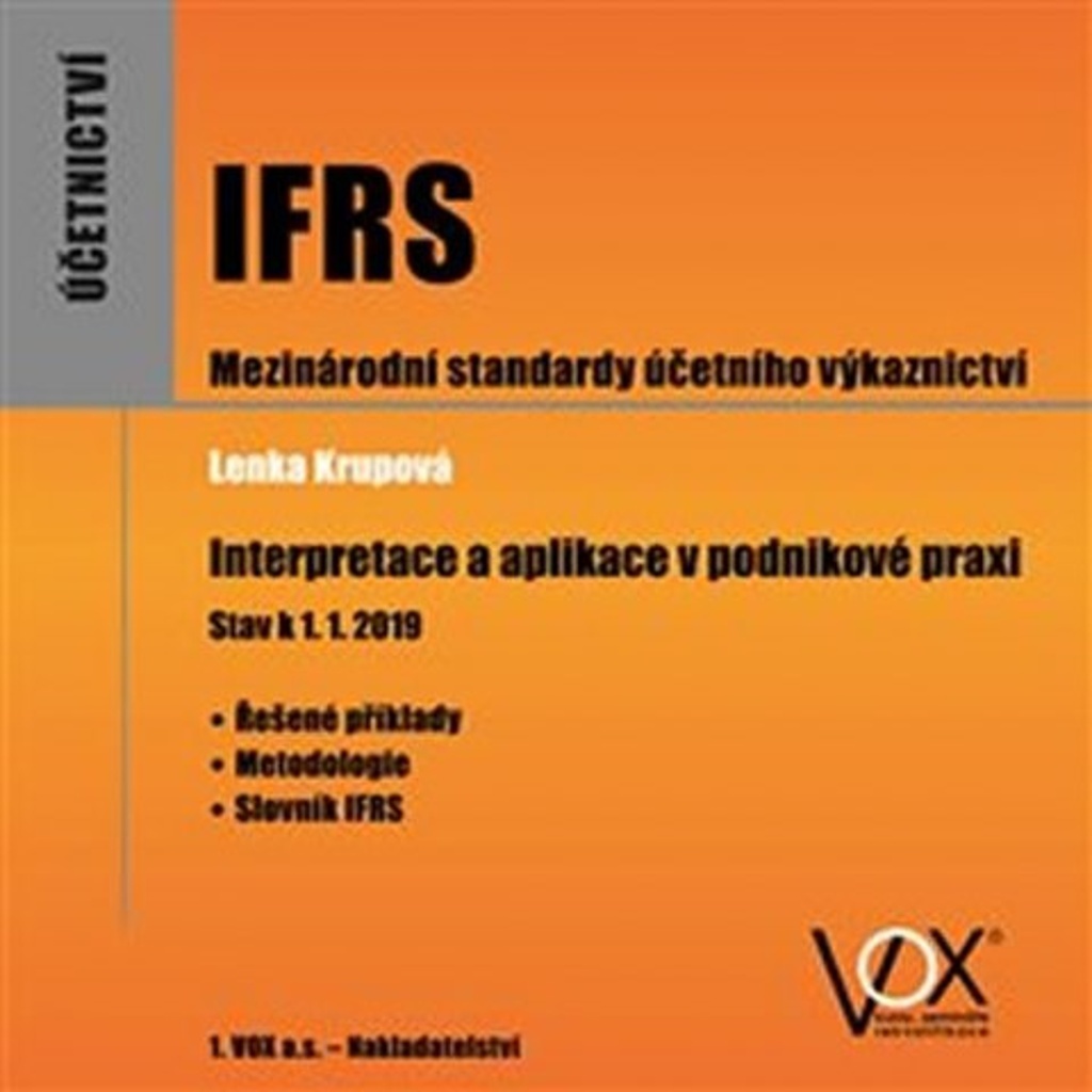 IFRS Interpretace a aplikace v podnikové praxi - Lenka Krupová
