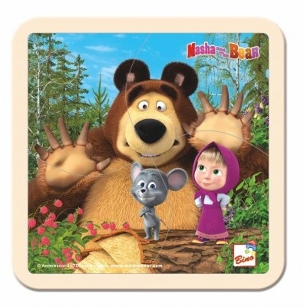 Skládačka Puzzle Máša a Medvěd s myškou