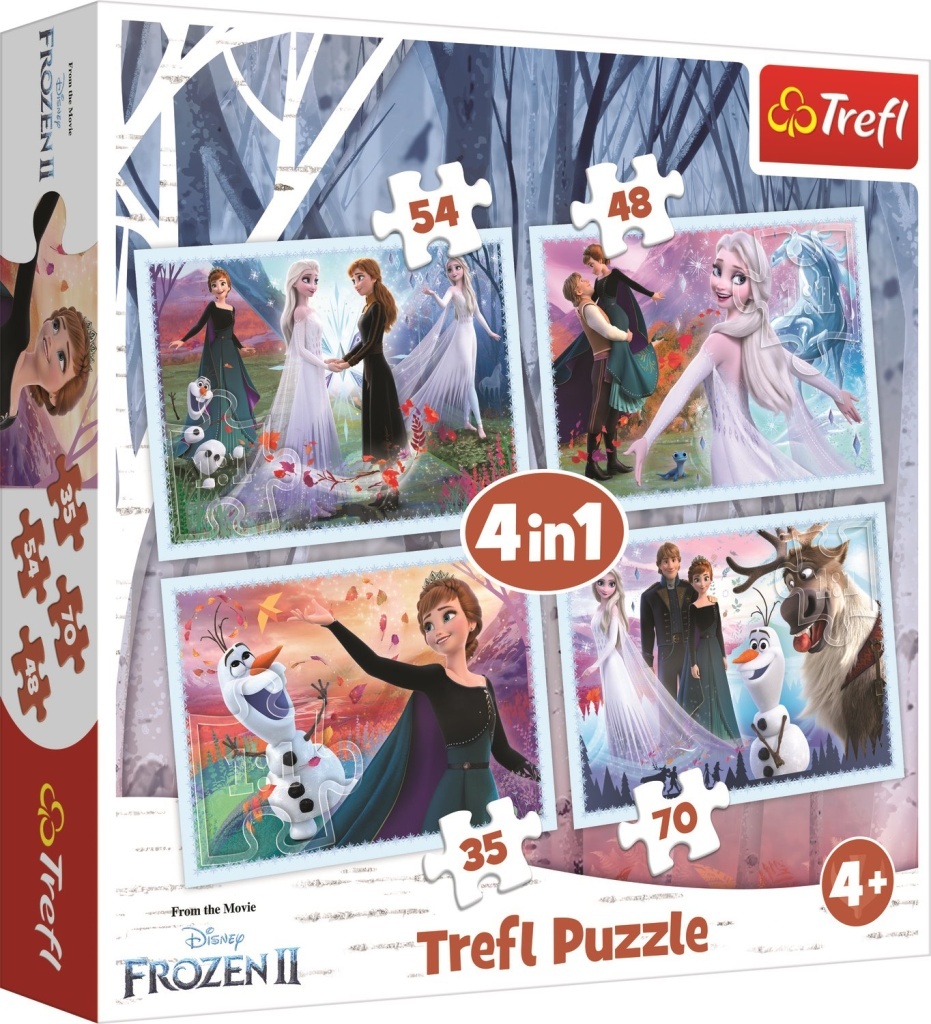 Puzzle Ledové království 2, 4v1
