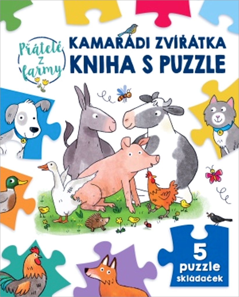 Kamarádi zvířátka kniha s puzzle - Sebastien Braun