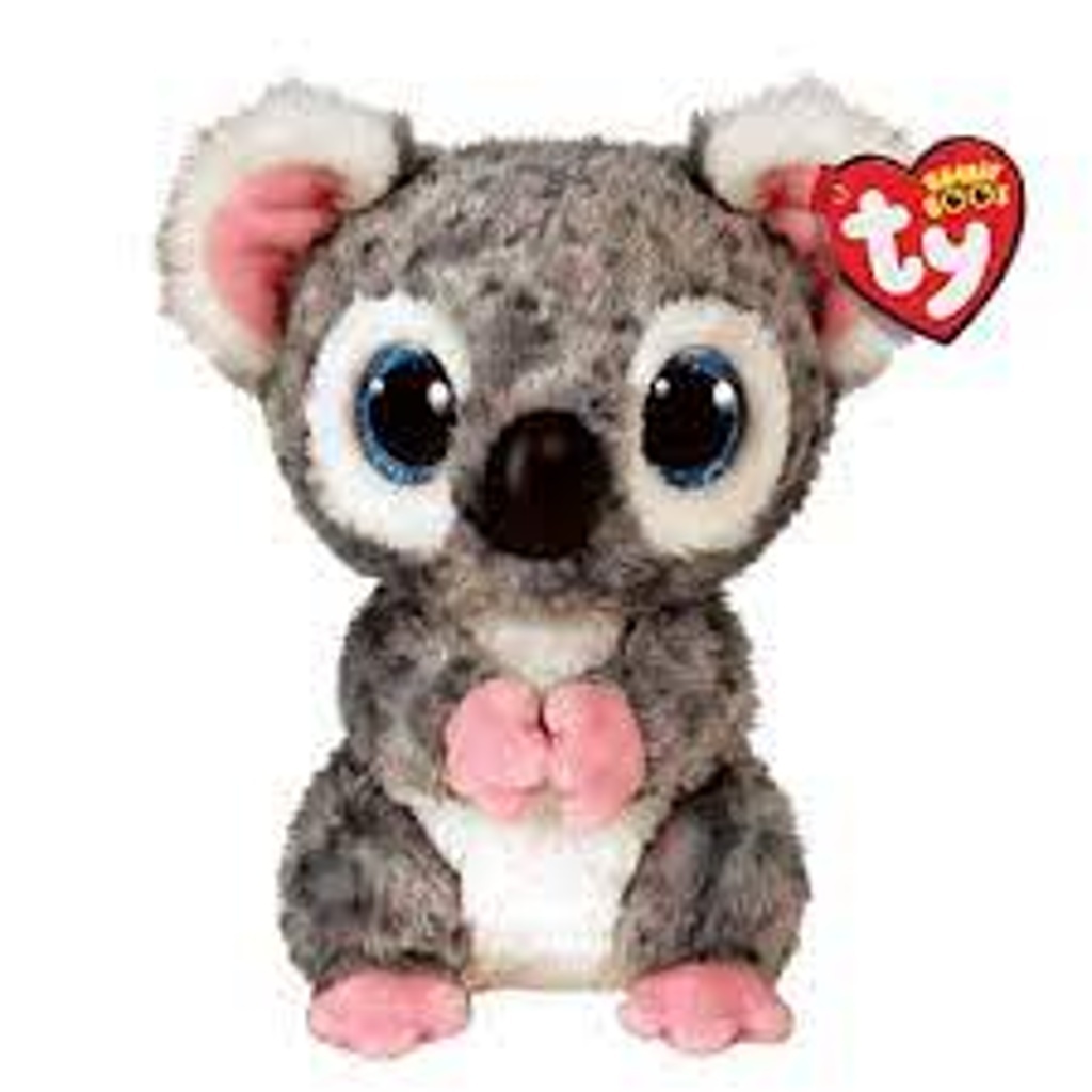 Beanie Boos Karli šedá koala 15 cm
