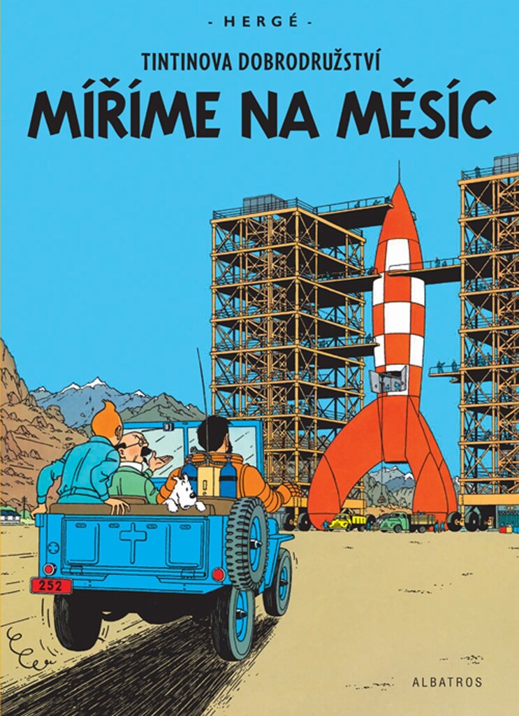 Tintinova dobrodružství Míříme na Měsíc - Hergé