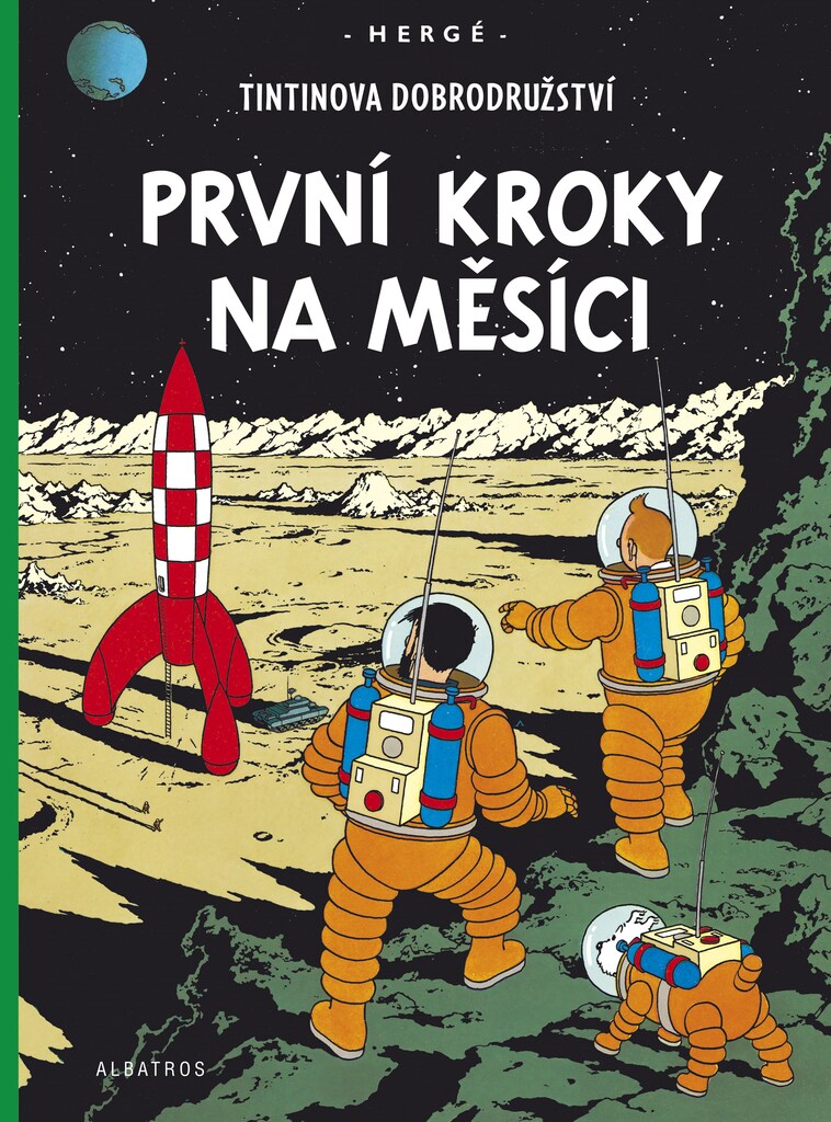 Tintinova dobrodružství První kroky na Měsíci - Hergé