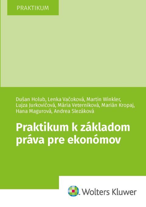 Praktikum k základom práva pre ekonómov - Dušan Holub