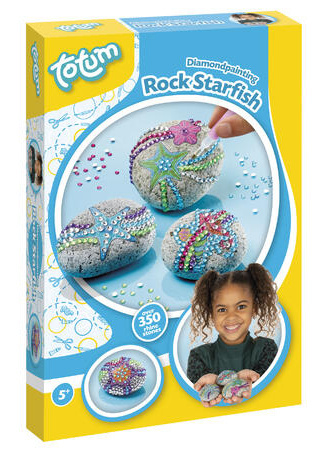 Zdobení/Malování na kameny Rock Starfish kreativní sada v krabičce