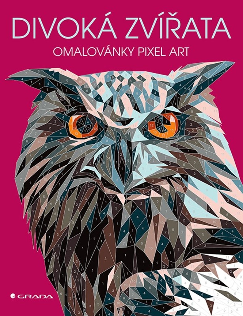 Omalovánky Pixel Art Divoká zvířata - Max Jackson