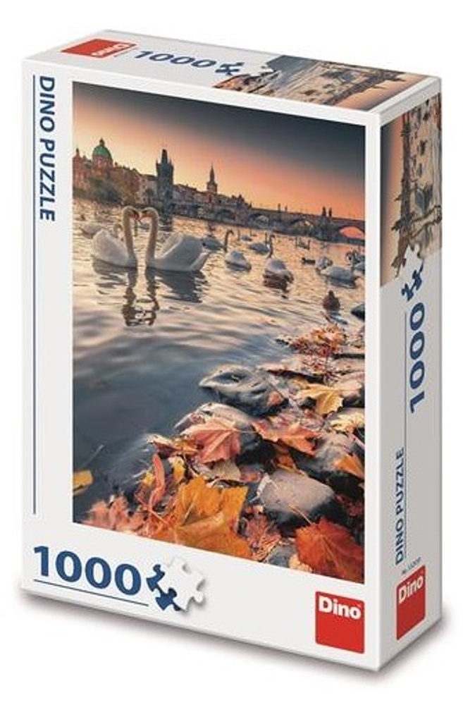 Puzzle 1000 Labutě na Vltavě