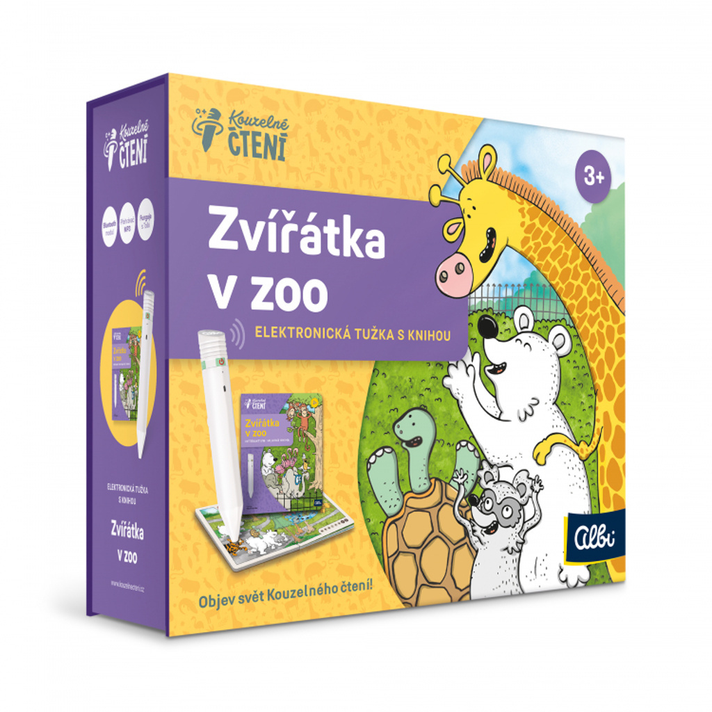 Elektronická Albi tužka 2.0 s knihou Zvířátka v zoo
