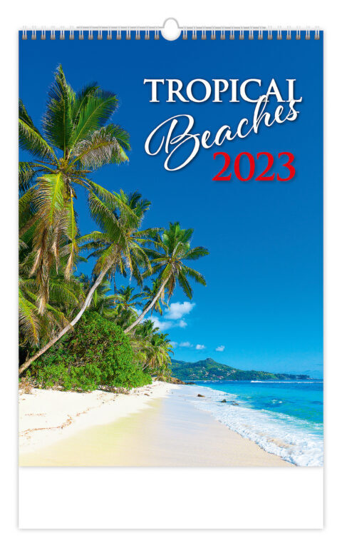 Tropical Beaches 2023 - nástěnný kalendář