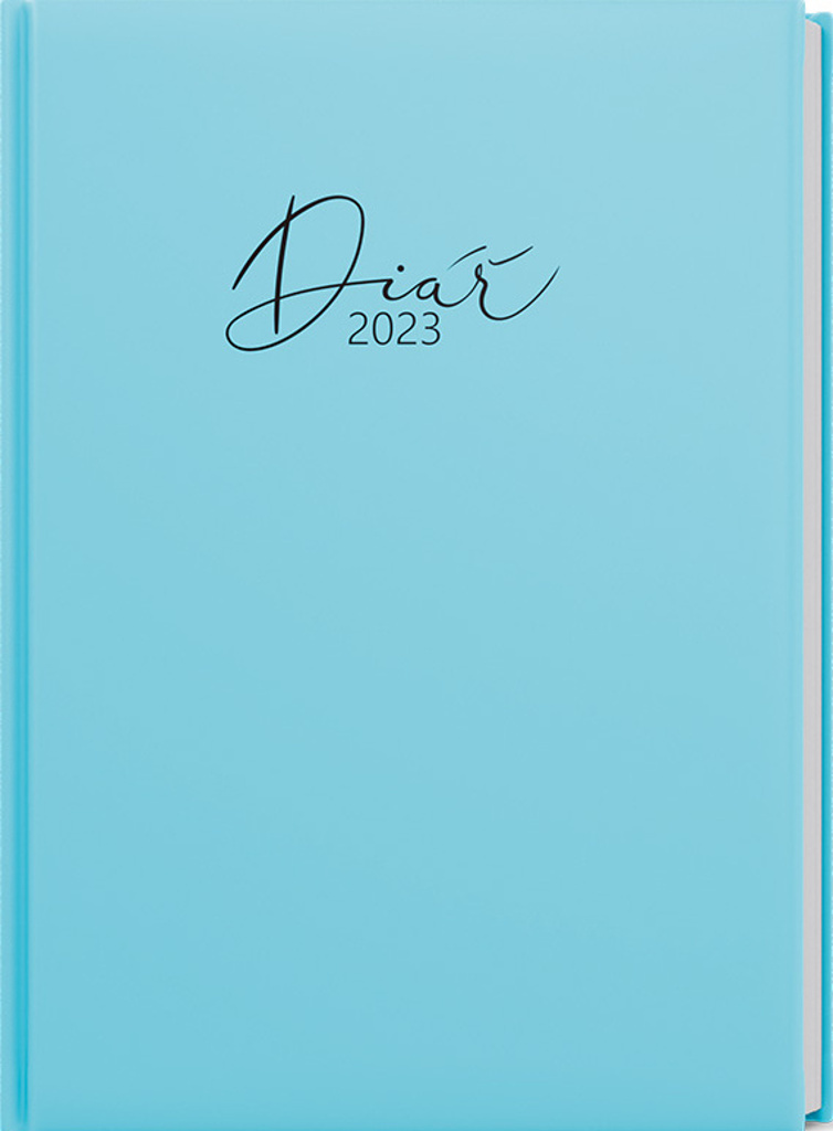 Týdenní diář 2023 Oscar Pastelo A5 Modrá
