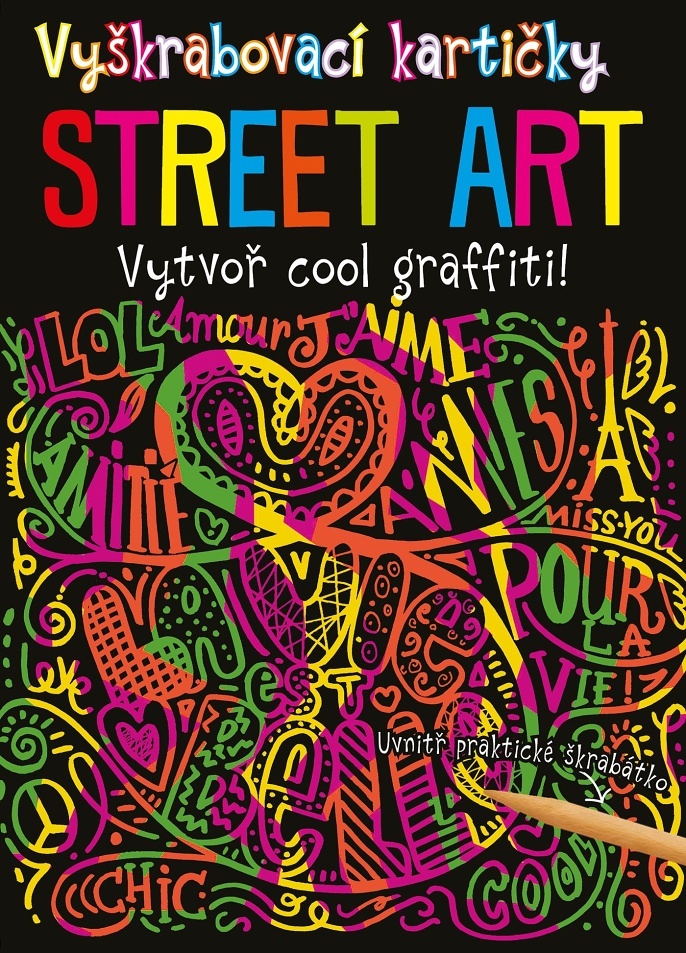 Vyškrabovací kartičky STREET ART - Marie Dupalová