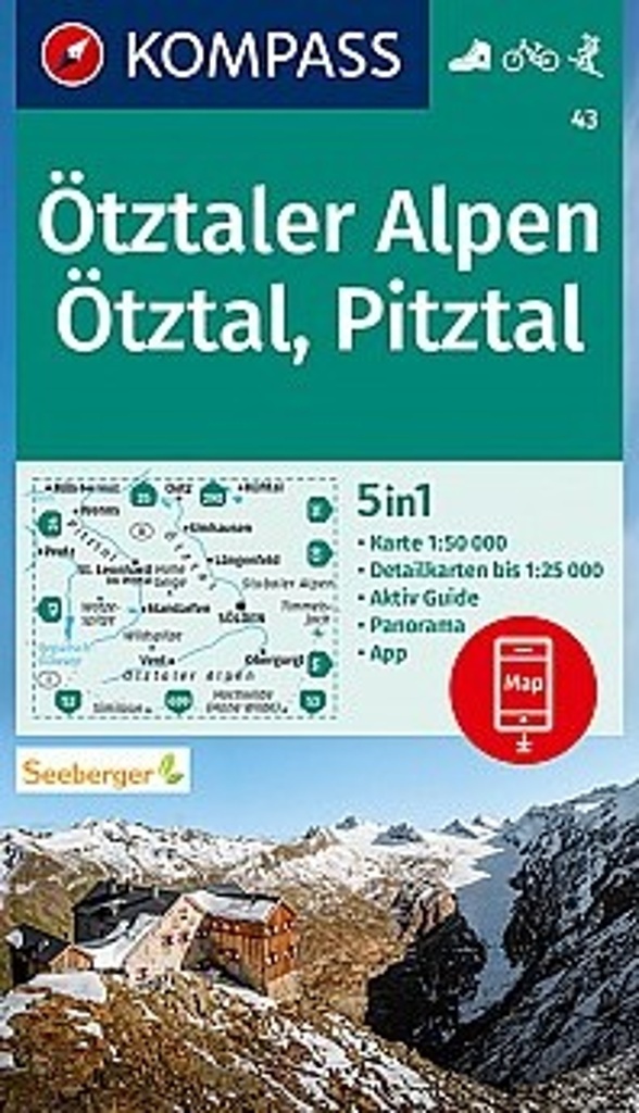 Ötztaler Alpen 43 NKOM 1:50T MARCO POLO