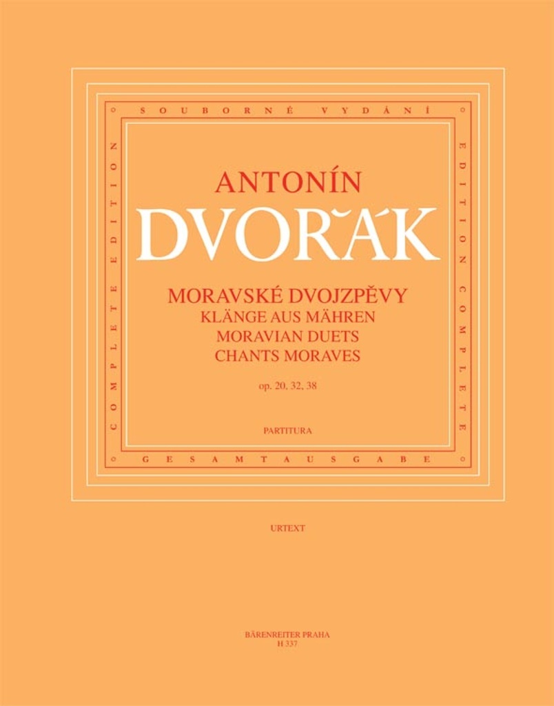 Moravské dvojzpěvy - Antonín Dvořák