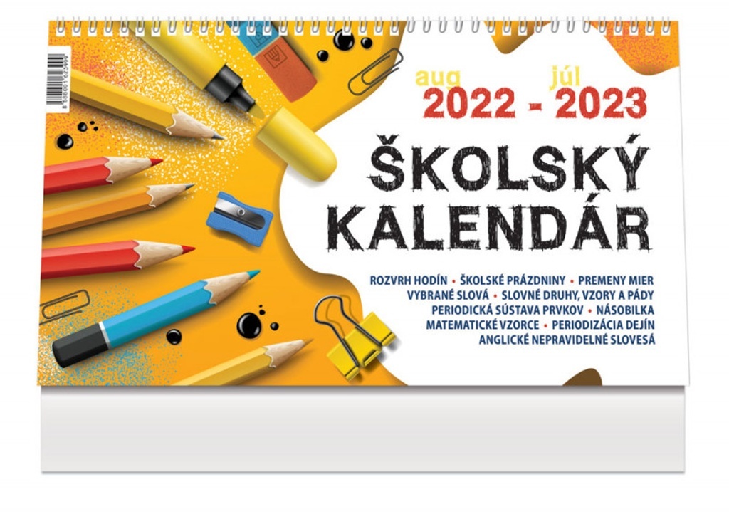 Školský kalendár 2023 - stolový kalendár