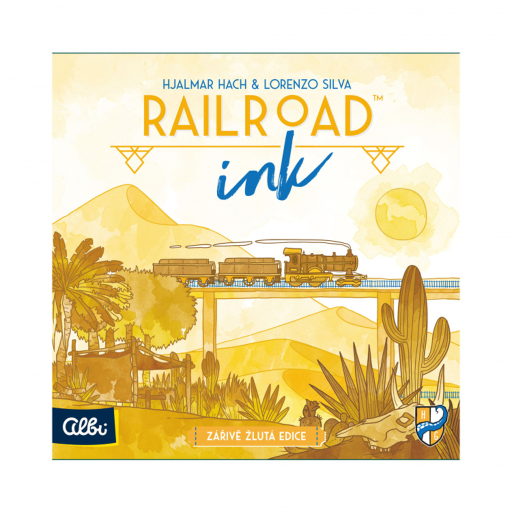 Railroad Ink Zářivě žlutá edice