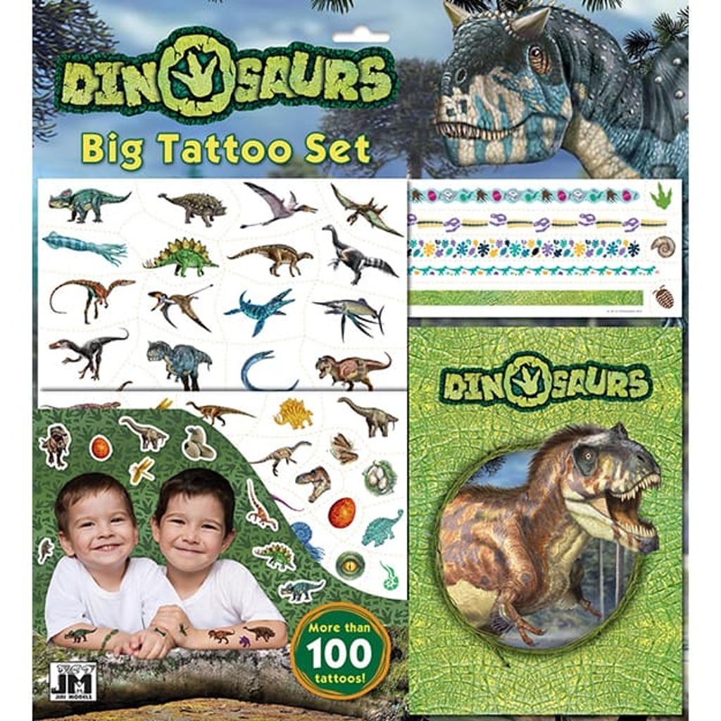 Velký set s tetováním Dinosauři
