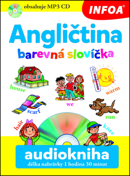 Angličtina barevná slovíčka Audiokniha délka nahrávky 2 hodiny