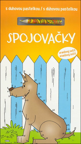 Spojovačky s duhovou pastelkou/s dúhovou pastelkou