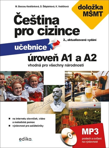 Čeština pro cizince úroveň A1 a A2 - učebnice vhodná pro všechny národnosti + CD mp3