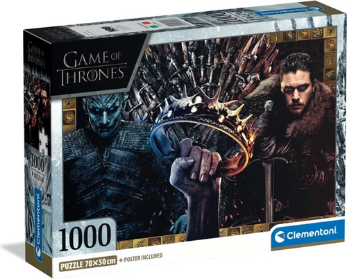 Puzzle Hra o trůny Fantasy koláž 1000 dílků