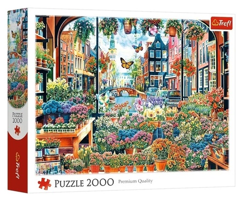 Puzzle Květinářství v Amsterdamu