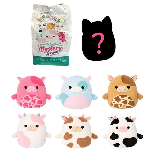Squishmallows Mystery voňavý plyšák 13cm mořské kravičky