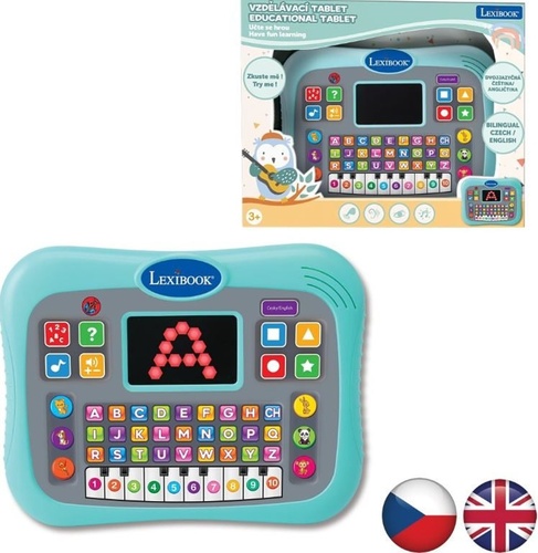 Lexibook česko-anglický výukový tablet ABC