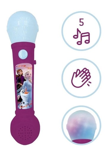 Lexibook svítící mikrofon Frozen s melodiemi