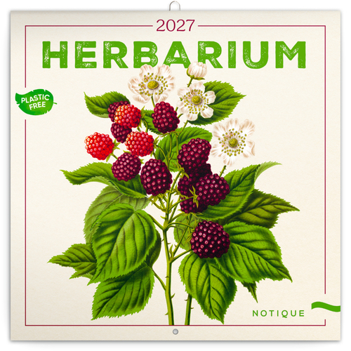 Poznámkový kalendář Herbář 2027 - nástěnný kalendář