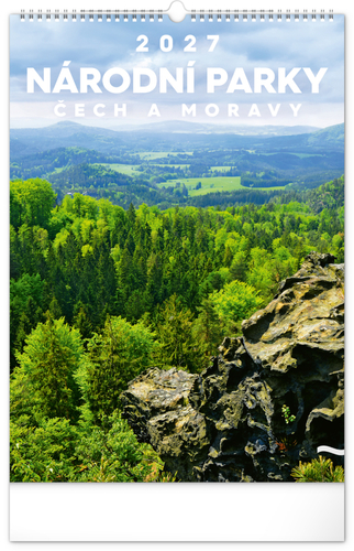 Národní parky Čech a Moravy 2027 - nástěnný kalendář